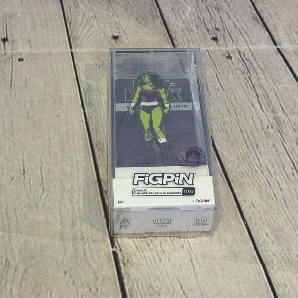 Fig Pin Disney Parks She Hulk Marvel Pin